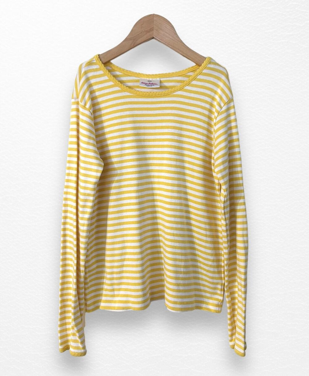 Hanna Andersson Pima Cotton Striped Shirt, Size 12
